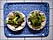 tomates mozzarella, habilles en vert